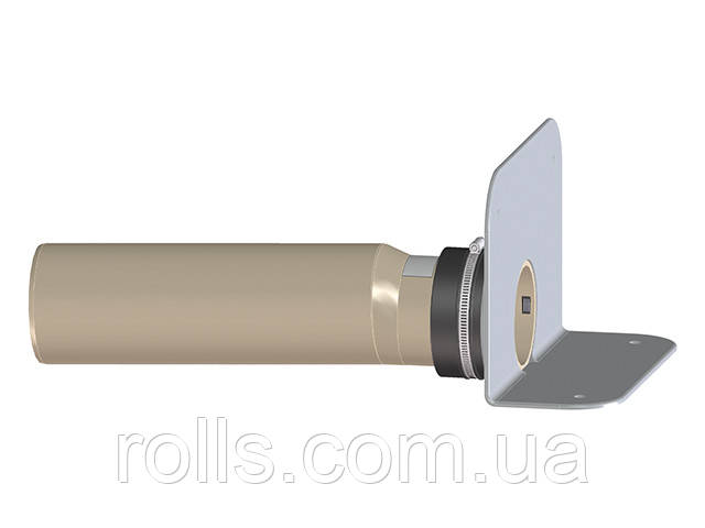 Парапетна лійка з фланцем з ПВХ і трубою, що відводить, з ПП DN110 HL68P.0/110