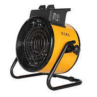 SIAL D3 Електрична Теплова гармата 3 кВт Желтий корпус для будинку офису магазину (332302531)