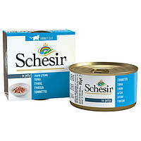 Schesir (Шезир) Tuna - Влажный корм для кошек с тунцом, банка 85гр