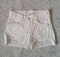 Білі шорти для дівчаток 128,134,140,146,152 зросту A-yugi Туреччина