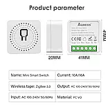 Tuya Zigbee міні реле Zigbee реле для розумного будинку, синхронізація, Smart Life 16А, фото 3
