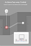 Tuya Zigbee міні реле Zigbee реле для розумного будинку, синхронізація, Smart Life 16А, фото 4