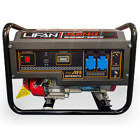 Генератор бензиновий Lifan LF2.8GF-6LS (3 кВт)