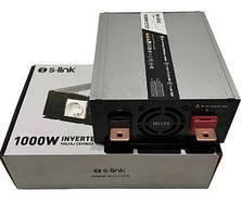 Автомобільний інвертор перетворювач UKC 12V-220V 1000W KC-1000D із LCD екраном, фото 3