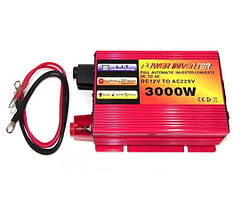 Автомобільний інвертор Power Inverter 12V-220V CMS-3000W