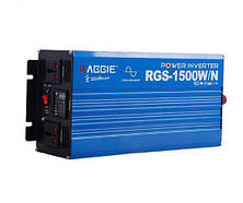 Інвертор Pure Sine Wave RGS-1500W 12V перетворювач напруги інвертор з чистою синусоїдою, фото 4