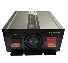 Автомобільний інвертор перетворювач UKC 12V-220V 1000W KC-1000D із LCD екраном, фото 4