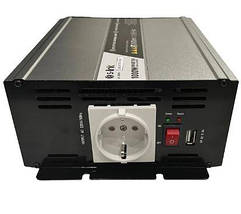 Автомобільний інвертор перетворювач UKC 12V-220V 1000W KC-1000D із LCD екраном, фото 5