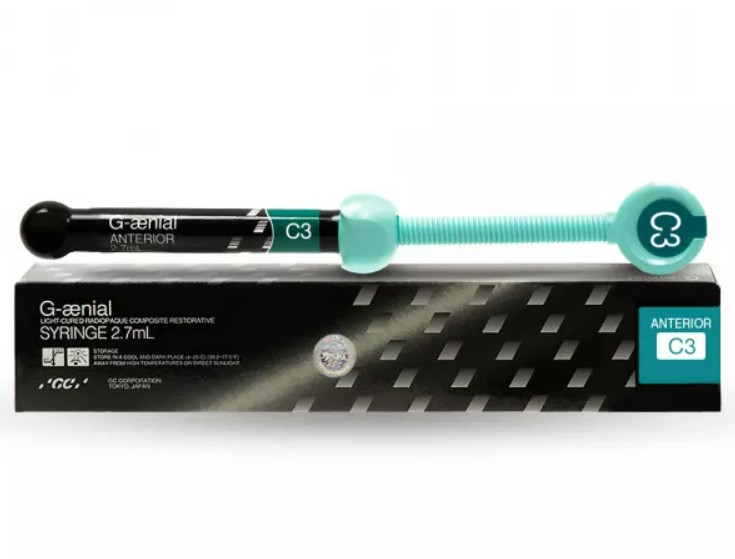 G-AENIAL — современный реставрационный композит светового отверждения C3, шприц 4.7 г