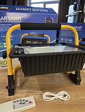 Прожектор акумуляторний 80W Solar Light W744 із сонячною панеллю, фото 4