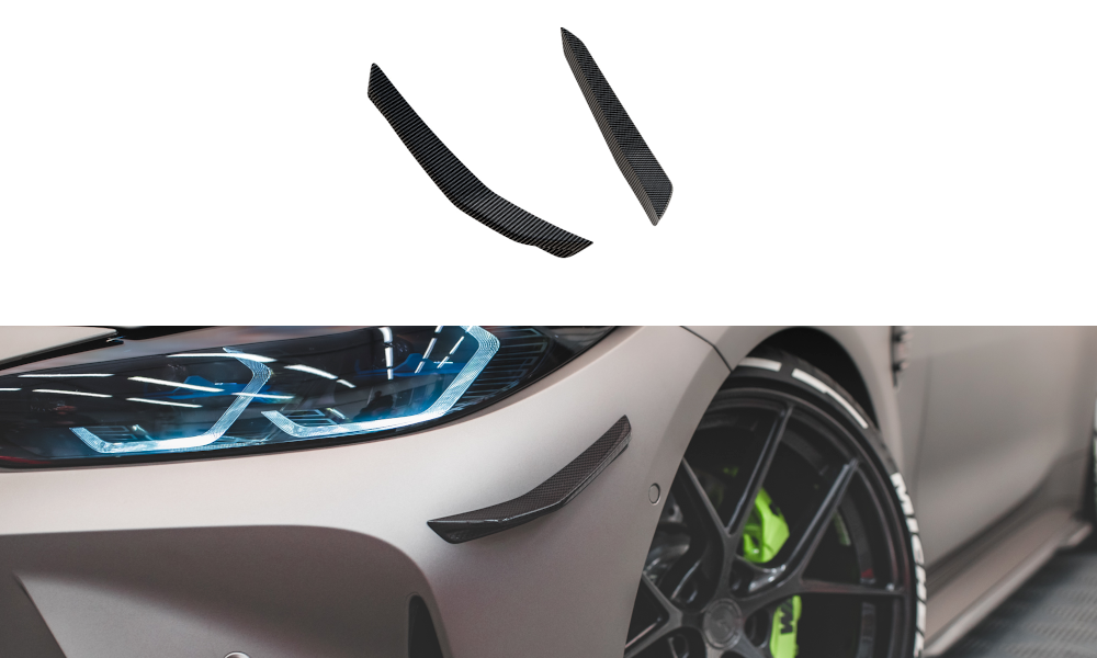 Карбонові вії BMW M4 G82 тюнінг обвіс елерон, фото 1