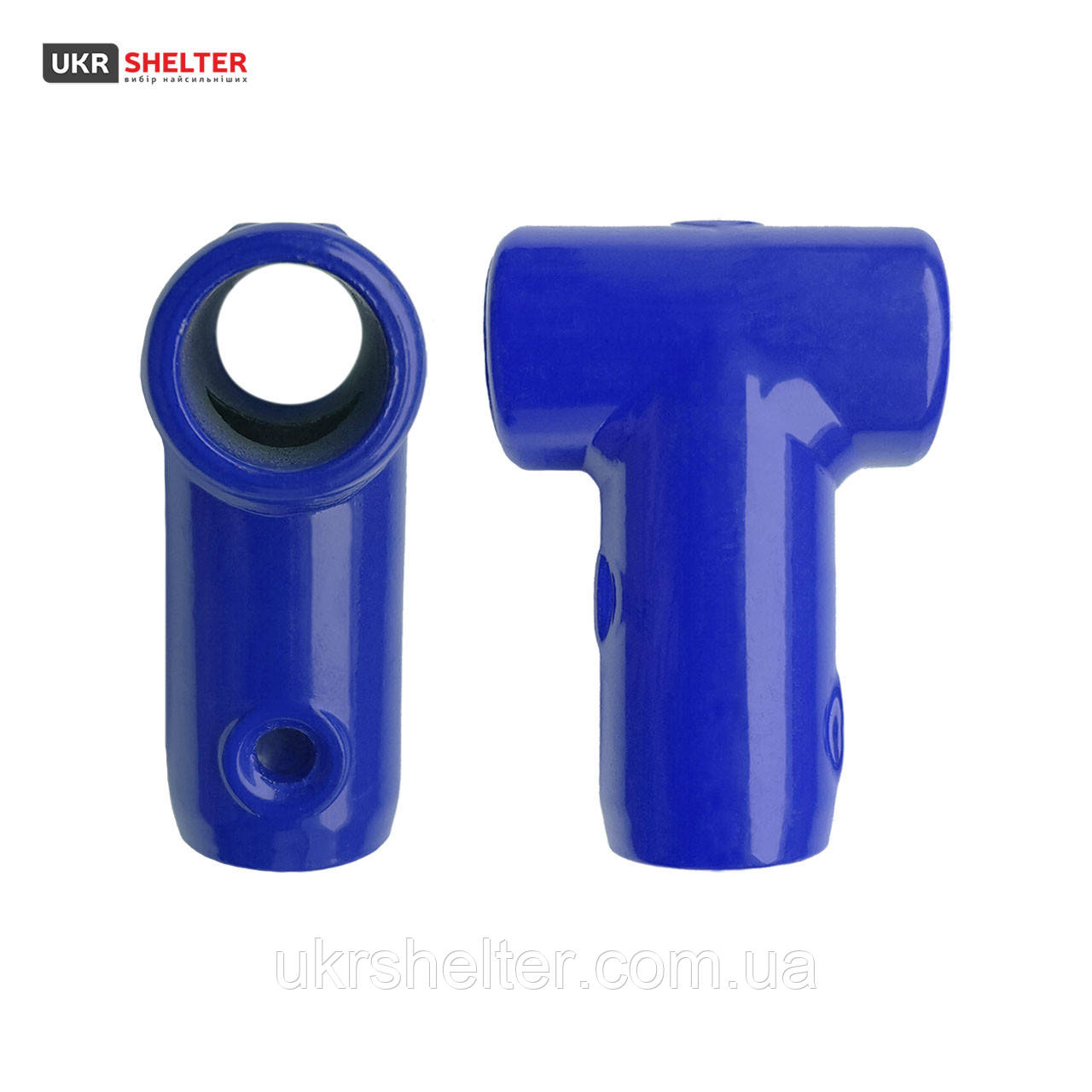 Т-конектор алюмінієвий синій, фото 1