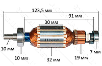 Якорь шлифмашина Makita BO5021 оригинал