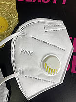 Маска-респіратор голуба KN-95 багаторазова, фото 3