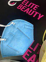 Маска, респіратор KN95 багаторазова універсальна з вугільним фільтром, фото 5