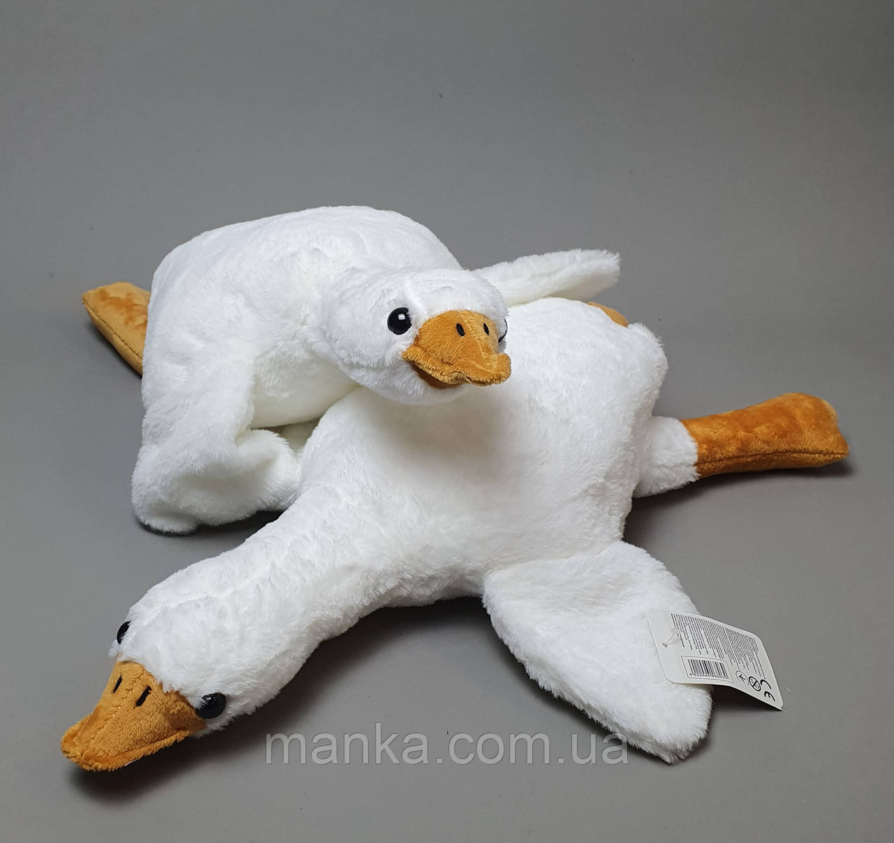 М'яка плюшева іграшка-подушка, обіймашка "Гусак" р. 90 см. Мяк6969