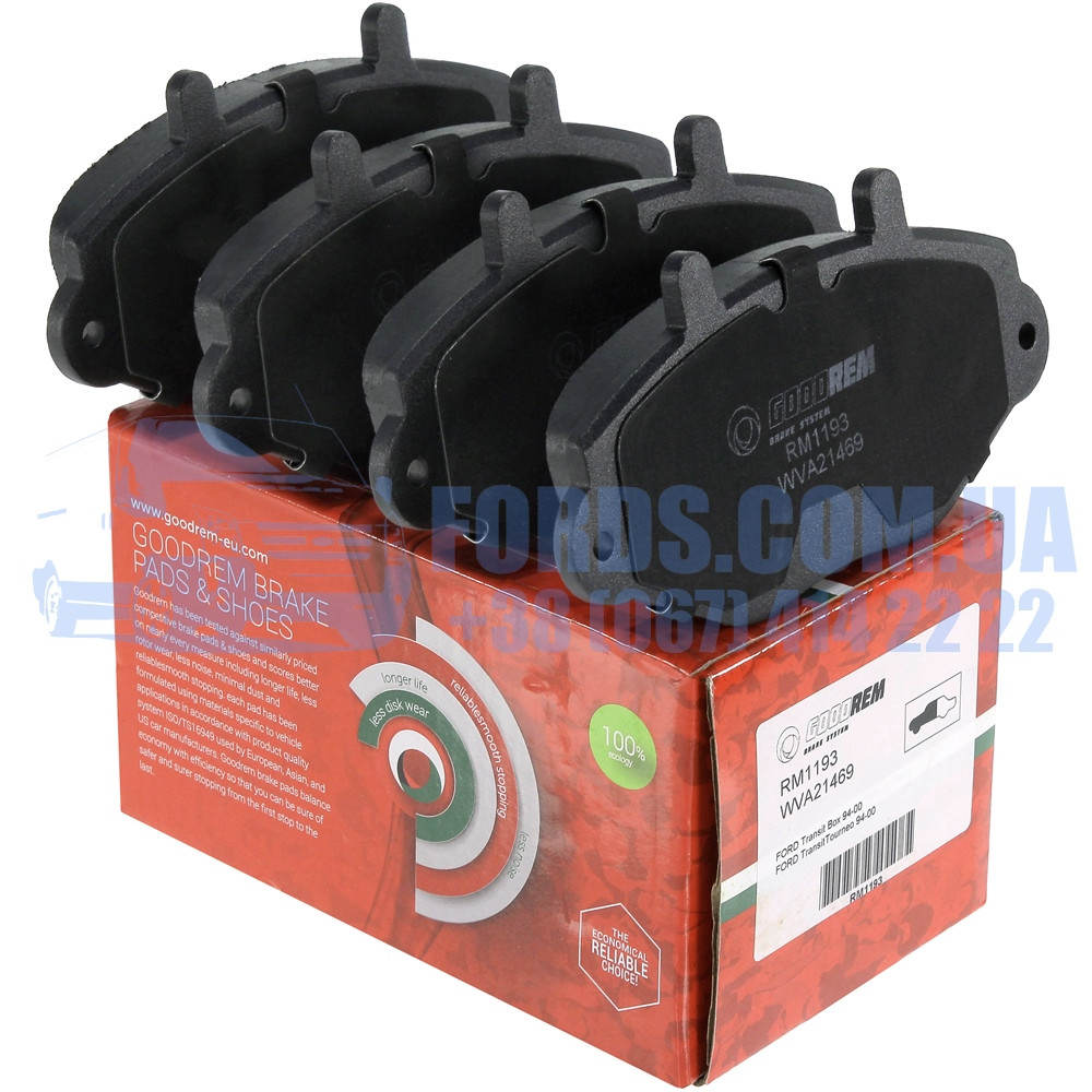 Колонки гальмування FORD TRANSIT 1991-2000 (190V 15) GODREM, фото 1