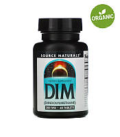 Source Naturals, DIM, дііндолінметан, 200 мг, 60 таблеток