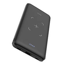 УМБ Power Bank (зовнішній акумулятор) Hoco 10000 мАг J50 Surf з безпровідною зарядкою Чорний, фото 3