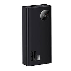 УМБ Power Bank (зовнішній акумулятор) Baseus Adaman 10000 мАг 30 Вт Чорний (PPAD040101), фото 3