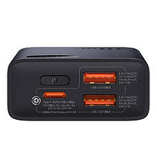 УМБ Power Bank (зовнішній акумулятор) Baseus Adaman 10000 мАг 30 Вт Чорний (PPAD040101), фото 5