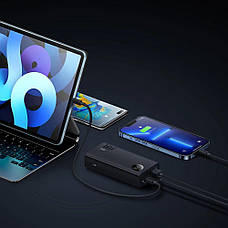 УМБ Power Bank (зовнішній акумулятор) Baseus Adaman 10000 мАг 30 Вт Чорний (PPAD040101), фото 6