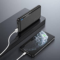УМБ Power Bank (зовнішній акумулятор) Hoco 10000 мАг J82 Easylink Чорний (6931474750259), фото 6