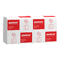 Паперові рушники 61617  Z-fold Katrin Non-Stop Medium, 160 аркушів, 2 шари