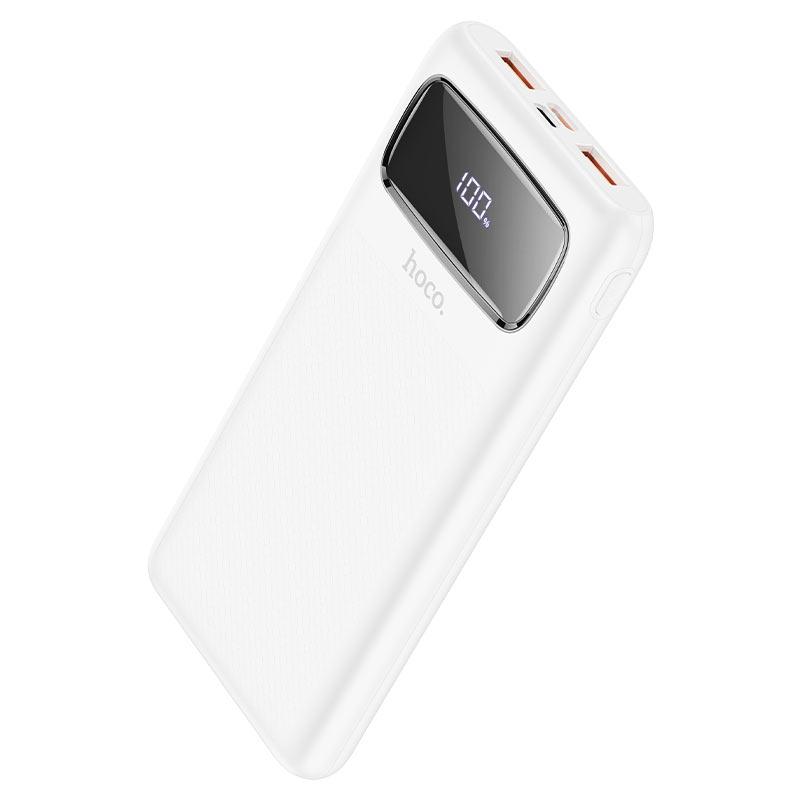 УМБ Power Bank (зовнішній акумулятор) Hoco 10000 мАг J81 Fast Way Білий (6931474751799)