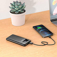 УМБ Power Bank (зовнішній акумулятор) Hoco 10000 мАг J81 Fast Way Чорний (6931474751782), фото 5
