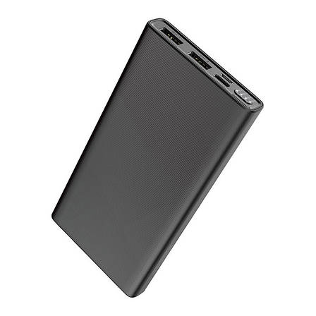 УМБ Power Bank (зовнішній акумулятор) Hoco J55 Neoteric 10000 мАг Чорний (6931474718389), фото 1