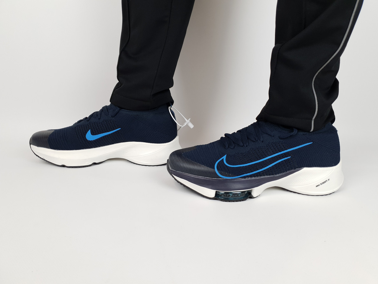 Купить Найк Аир Зум Альфа Флай Кроссовки мужские весна лето синие Nike ...