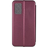 Чохол-книжка Classy для Xiaomi redmi Note 11 з візитницею бордовий, бордовий магнітний книжка наредмі нот 11, фото 3