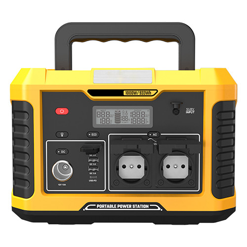 Пopтaтивнa зapяднa cтaнція 1000W/2000W(Max), 220V, 9ЗЗWh, 22.2V/42Ah (252 000mAh/З.7V) PRO-PS1000B PROTESTER, фото 1