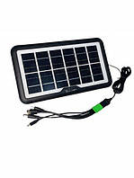 Солнечная портативная панель CcLamp CL-638WP зарядка от солнца Solar Panel 3.8W 6V IP65