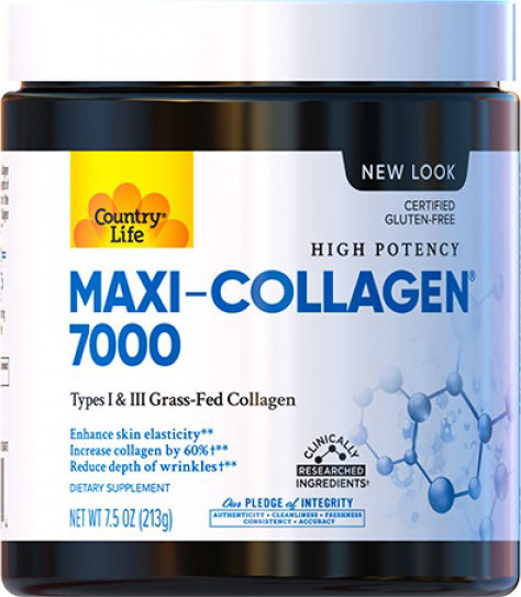 Country Life, Колаген Maxi-Collagen 7000 (213g)