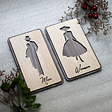 Табличка WC 9x16cm, фото 3