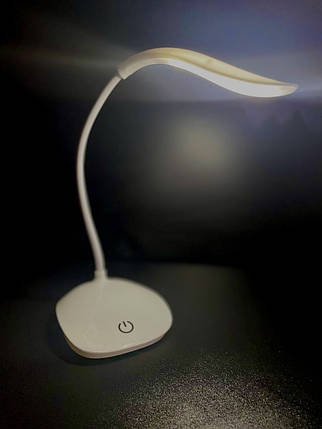 Бездротова світлодіодна настільна лампа з USB і сенсорним керуванням, фото 2