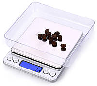 Ювелирные электронные весы Matarix MX-464 с 2-мя чашами 0,1-3000 грамм (3 кг) (9536)