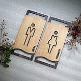 Табличка WC 22x10cm, фото 2