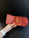 Шкіряний гаманець ISLA червоний, фото 2