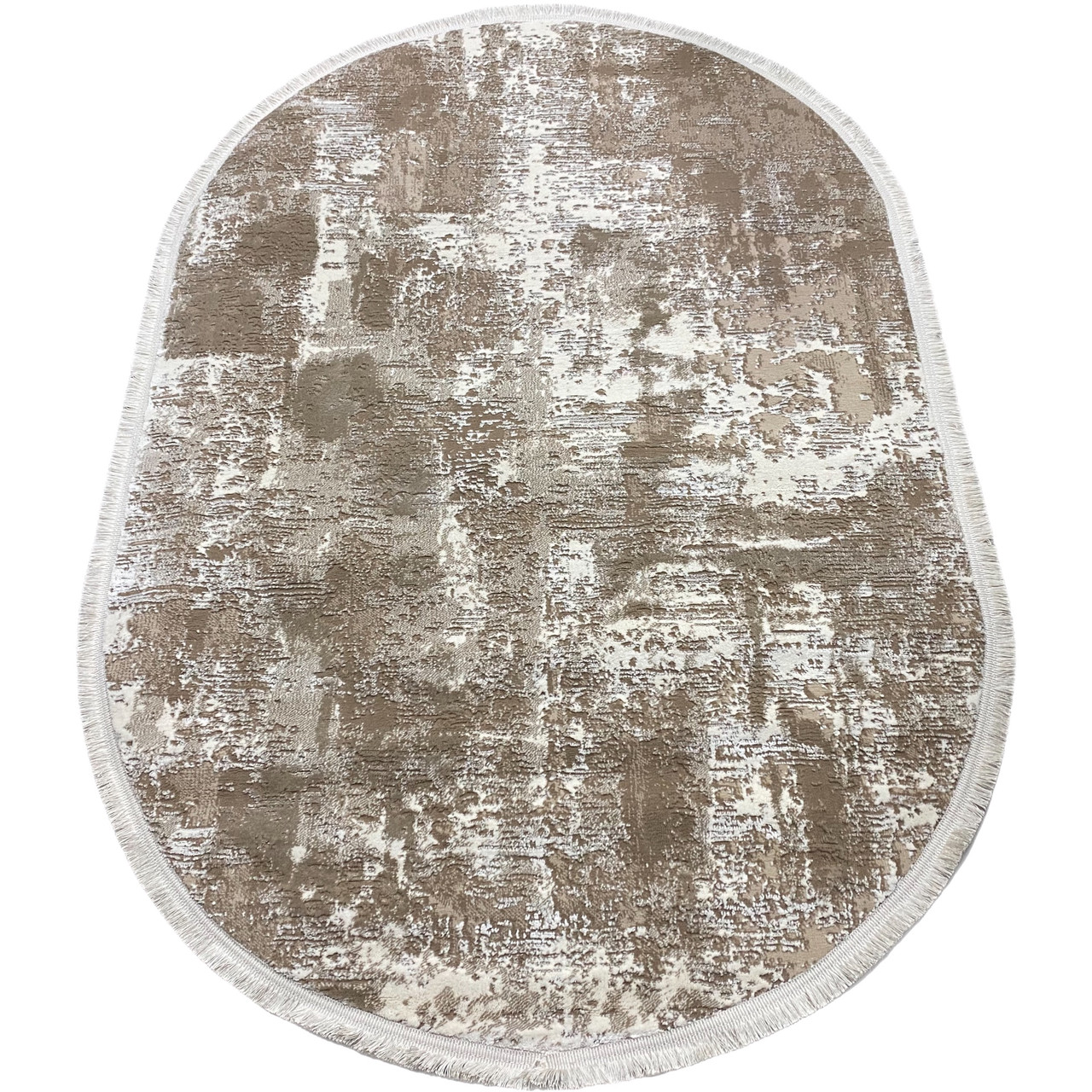 120 x 180 см Galya 4056 Beg овальний килим на підлогу у вітальні або спальні.