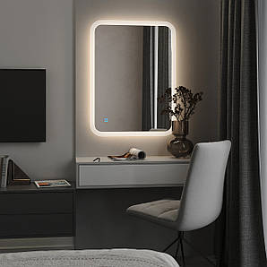 Дзеркало настінне 4мм "AGC Glass" Антигуа Ш800*В600 мм