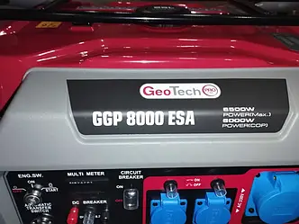 Генератор Бензиновий GeoTech PRO 8000 ESA. 6квт