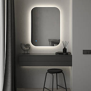 Дзеркало настінне 4мм "AGC Glass" Мадрид Ш800*В600 мм