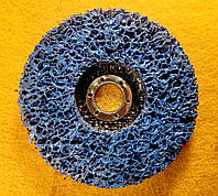 Круг зачистной из нетканого абразива (коралл) Т27 125×22.23 мм синий mediumТИТАN