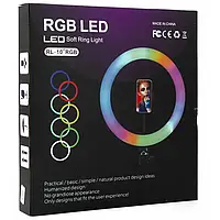 Кольцевая лампа RGB RL-10 26см ОРИГИНАЛ (Без штатива)