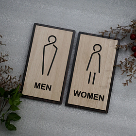 Табличка WC 16х11см