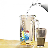 Акваріум самоочищається з міцного пластику My Fun Fish з LED підсвічуванням, фото 2