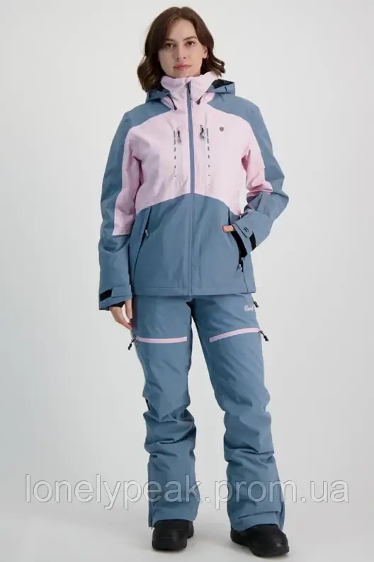 Куртка жіноча лижна сноубордична REHALL ELLY рожева - фото 5 - id-p1751627812